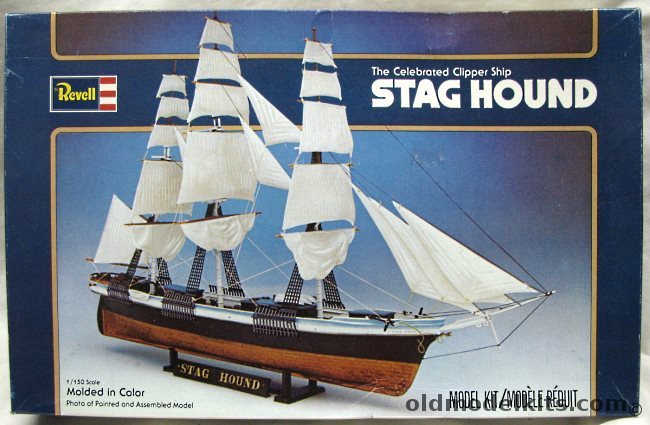 Revell 1/216 Stag Hound Clipper Ship, H361 plastic model kit